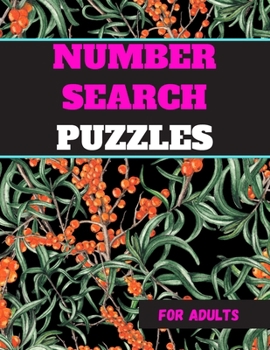 Paperback Number Search Puzzles for adults: Over 100 Puzzles Book