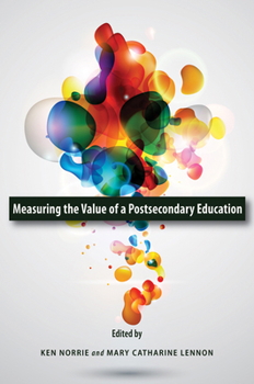 Paperback Measuring the Value of a Postsecondary Education Book