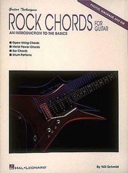 Paperback Rock Chords for Guitar Book