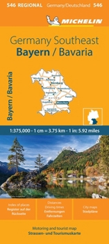 Loose Leaf Germany Southeast Map 546 Bayern [German] Book