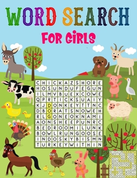 Word Search For Girls: Amazing Word Search Activity Book for Kids Word Search