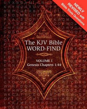 Paperback The KJV Bible Word-Find: Volume 1, Genesis Chapters 1-44 Book