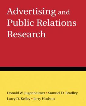Paperback Advertising and Public Relations Research Book