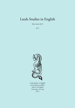 Paperback Leeds Studies in English 2011 Book