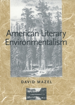 Hardcover American Literary Environmentalism Book