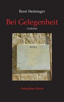 Paperback Bei Gelegenheit: Gedichte [German] Book
