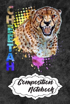 Composition Notebook: 110 Blank Lined Papers - 6x9 Personalized Customized Elephant Composition Notebook Journal Gift For Cheetah Lovers