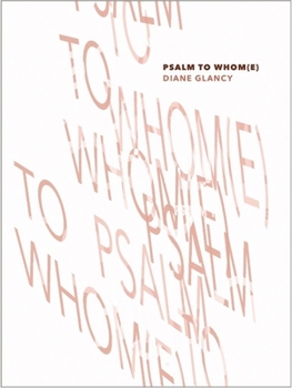 Paperback Psalm to Whom(e) Book