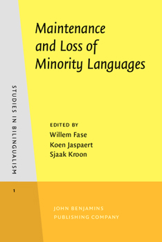 Paperback Maintenance and Loss of Minority Languages (Studies in Bilingualism) Book
