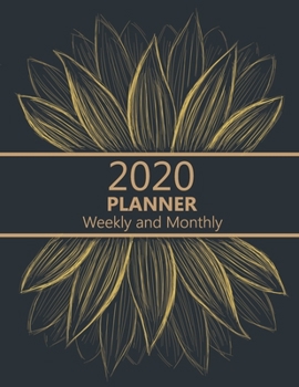 2020 Planner Weekly and Monthly: Floral 2020 Calendar Planner 8.5”x11” | Agenda 2020, Organizer & Calendar View with Inspirational Quotes | Jan 1, 2020 to Dec 31, 2020 Annual Planner