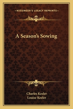 Paperback A Season's Sowing Book
