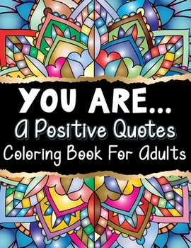 Paperback Positive Affirmations Coloring Book For All Ages: Large Print Book