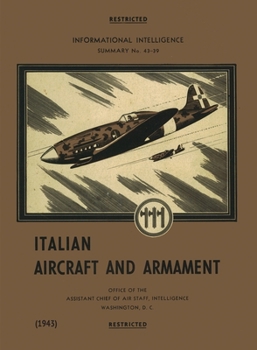 Paperback Italian Aircraft and Armament (1943) Book