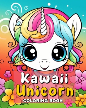 Kawaii Unicorn Coloring Book: Coloring Pages Featuring Cute Kawaii Unicorns for kids Ages 3-8