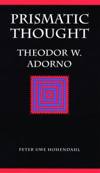 Paperback Prismatic Thought: Theodor W. Adorno Book