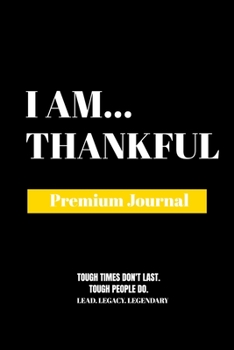 Paperback I Am Thankful: Premium Journal Book