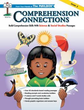 Paperback Comprehension Connections Grade 2: Build Comprehension Skills with Science & Social Studies Passages Book