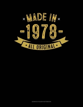 Paperback Made In 1978 All Original: Genkouyoushi Notebook Book