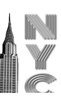 Hardcover NYC Chrysler Building Writing Drawing Journal: NYC drawing Journal Book