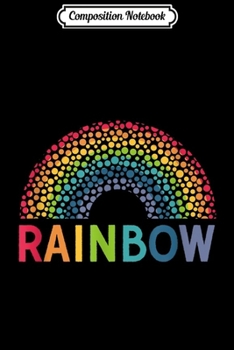 Composition Notebook: Rainbow Beatiful Dots Gay Pride Gift LBGT  Journal/Notebook Blank Lined Ruled 6x9 100 Pages