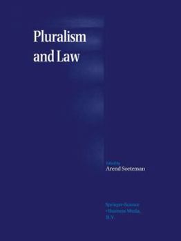 Paperback Pluralism and Law Book