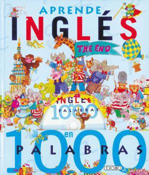 Hardcover Aprende Ingles En 1000 Palabras [Cubierta Azul] [Spanish] Book