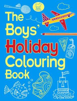 Paperback The Boys' Holiday Colouring Book