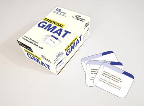 Cards Essential GMAT (flashcards): 500 Flashcards with Need-To-Know Topics, Terms, and Examples for GMAT Math and Verbal Subject Areas (Graduate School Test Preparation) Book