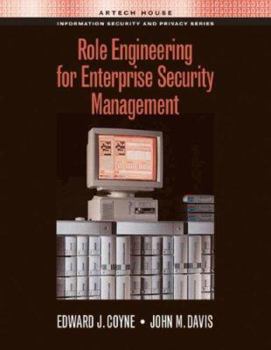 Hardcover Role Engineering for Enterprise Security Management Book