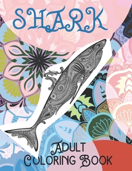 Paperback Shark - Adult Coloring Book