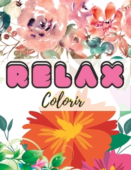Paperback Flores Para Colorir E Relaxar [Portuguese] Book
