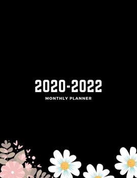 2020-2012 Monthly Planner: Three Year Planner (36 Month), Agenda Schedule Organizer Logbook and Journal, Floral Diary Organizer With Calendar Views ... Log Book,  8.5x11 Flowers Cover