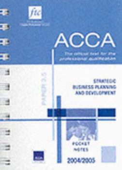 Acca Lynchpins : Paper 3.5 - Strategic Business Planning and Development