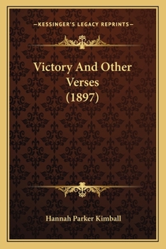 Paperback Victory And Other Verses (1897) Book