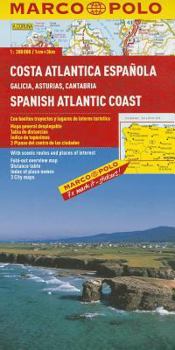 Map Spanish Atlantic Coast Marco Polo Map (Marco Polo Maps) Book