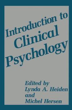Paperback Introduction to Clinical Psychology Book