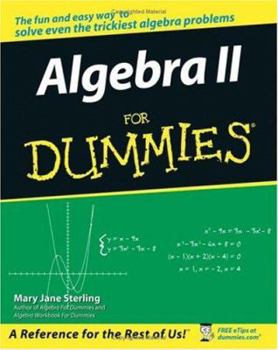 Paperback Algebra II for Dummies Book