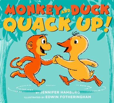 Hardcover Monkey and Duck Quack Up! Book