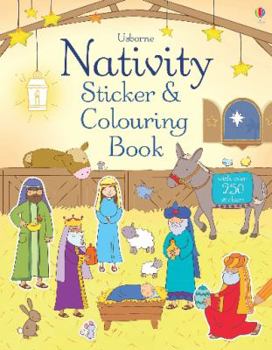 Nativity Sticker And Colouring Book - Book  of the First Colouring Books