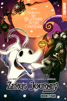 Paperback Disney Manga: Tim Burton's the Nightmare Before Christmas - Zero's Journey, Book 4 Book