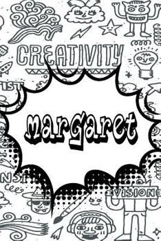 Paperback Margaret: Personalized Doodle Isometric Dot Paper Notebook Featuring 120 Pages 6x9 Book
