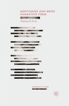 Paperback Montaigne and Brief Narrative Form: Shaping the Essay Book