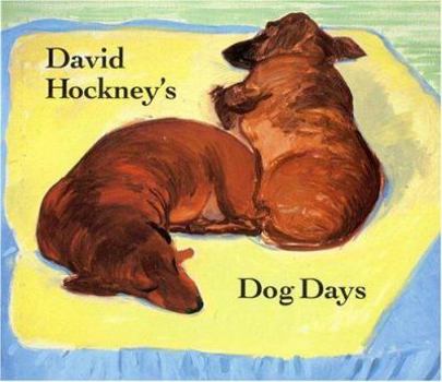 Hardcover David Hockney's Dog Days Book