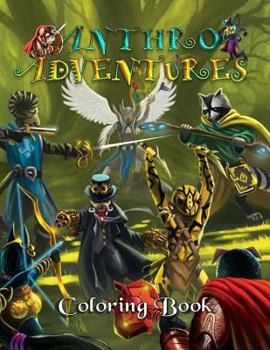 Paperback Anthro-Adventures Coloring Book