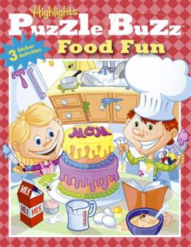 Paperback Puzzle Buzz Food Fun (Highlights) Book