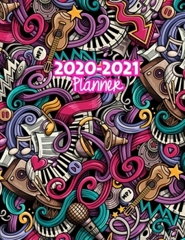 2020-2021 Planner: Two Year Calendar Organizer and Goal Journal | January 2020 - December 2021 Daily, Weekly and Monthly Planner Book with Back Sticker Expression Wall for 2 Years | Design Code 359951