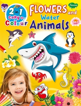 Paperback Flowers and Water Animals Book