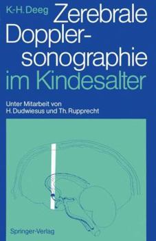 Paperback Zerebrale Dopplersonographie Im Kindesalter [German] Book