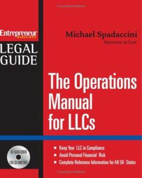 Paperback The Operations Manual for LLCs [With CDROM] Book