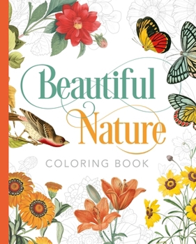 Paperback Beautiful Nature Coloring Book